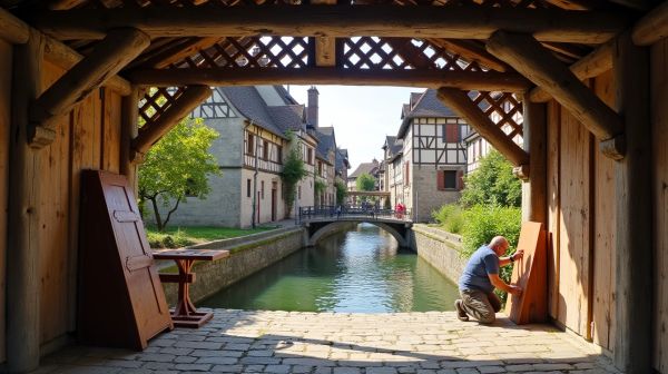 Charpente et zinguerie autour de Villeneuve-sur-Lot : le rôle du charpentier local