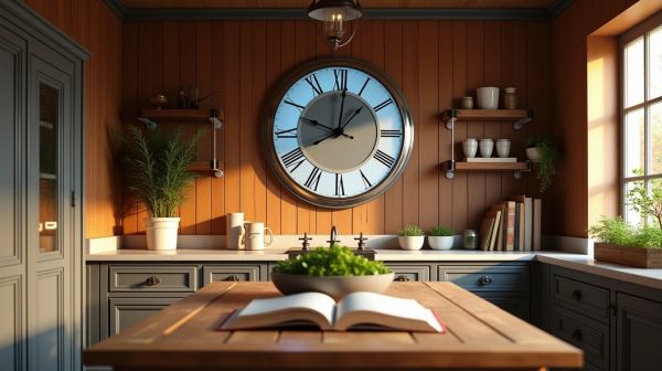 Donner du style à sa cuisine avec la bonne horloge